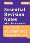 Image for Essential Revision Notes for GCSE Intermediate Mathematics