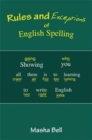 Image for Rules and exceptions of English spelling