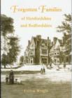 Image for Forgotten Families of Hertfordshire