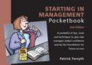 Image for Starting in Management Pocketbook
