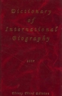 Image for Dictionary of international biography