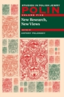 Image for Polin: Studies in Polish Jewry Volume 5 : New Research, New Views