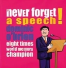 Image for Never Forget a Speech