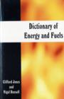Image for Dictionary of Energy and Fuels
