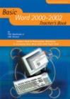 Image for Basic Word 2000-2002 Teacher&#39;s Book