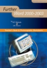 Image for Further Word 2000-2003 Teacher Resources