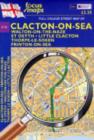 Image for Full Colour Street Map of Clacton : Clacton-on-Sea,Walton-on-the-maze,St Osyth,Little Clacton,Thorpe-le-soken,Frinton-on-Sea