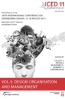 Image for Proceedings of ICED11 : Impacting Society Through Engineering Design : Vol. 3 : Organisation and Management