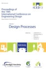 Image for Proceedings of ICED13 Volume 1 : Design Processes : Volume 1