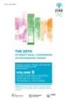 Image for Proceedings of the 20th International Conference on Engineering Design (ICED 15) Volume 9