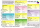 Image for Crazy Colour Quick Reference Card for Microsoft Office : Crazy Colour Card for Microsoft Office