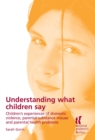Image for Understanding What Children Say