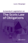Image for Avizandum Legislation on The Scots Law of Obligations