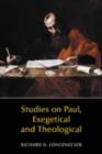 Image for Studies in Paul, Exegetical and Theological