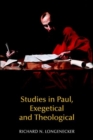 Image for Studies in Paul, Exegetical and Theological