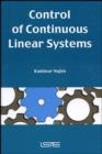 Image for Control of Continuous Linear Systems