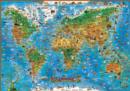 Image for Animals of the World kids wall map laminated