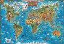 Image for World children&#39;s map wall map laminated