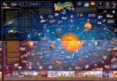 Image for Solar System children&#39;s map laminated with hanging strips