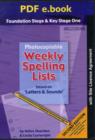 Image for Foundation and Key Stage One Weekly Spelling Lists