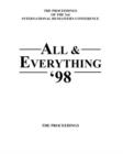 Image for The Proceedings of the 3rd International Humanities Conference : All &amp; Everything 1998