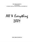 Image for The Proceedings of the 6th International Humanities Conference : All &amp; Everything 2001
