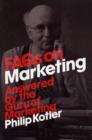 Image for FAQs on marketing  : answered by the guru of marketing