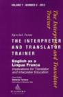 Image for English as a Lingua Franca  : implications for translator and interpreter education