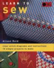 Image for Learn to sew  : clear stitch diagrams and instructions