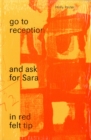 Image for Go to reception and ask for Sara in red felt tip