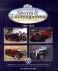 Image for A-Z British Sports and Thoroughbred Motor Cars 1919-1939