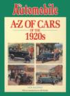 Image for A-Z of cars of the 1920s