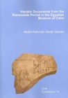 Image for Hieratic Documents from the Ramesside Period in the Egyptian Museum of Cairo