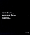 Image for Collected Essays in Architectural Criticism