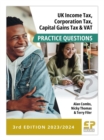 Image for Uk income tax, corporation tax, capital gains tax and VAT: practice questions and answers.