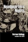Image for Headquarters nights  : a record of conversations and experiences at the headquarters of the German army in France and Belgium