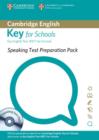 Image for Speaking Test Preparation Pack for KET for Schools Paperback with DVD