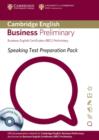 Image for Speaking Test Preparation Pack for BEC Preliminary Paperback with DVD