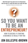 Image for So you want to be an entrepreneur?