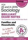 Image for AQA Sociology BRILLIANT EXAM NOTES: Families and Households: AS and A-level