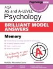 Image for AQA Psychology BRILLIANT MODEL ANSWERS: Memory: AS and A-level