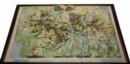 Image for Lake District Raised Relief Map : Dark Wood  Framed