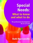 Image for Special needs  : what to know and what to do