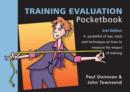 Image for The training evaluation pocketbook