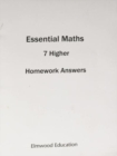 Image for ESSENTIAL MATHS 7 HIGHER HOMEWORK ANSWER BOOK