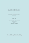 Image for Bach&#39;s Chorals. Part 3 - The Hymns and Hymn Melodies of the Organ Works. [Facsimile of 1921 Edition, Part III].