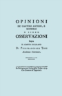 Image for Opinioni De&#39; Cantori Antichi, E Moderni. (Facsimile of 1723 Edition).