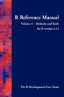 Image for R Reference Manual - Volume 4 - Methods and Tools - for R Version 2.13