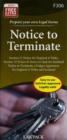 Image for Notice to Terminate : Section 21 Notice for England and Wales - Section 33 Notice and Notice to Quit for Scotland, Notice to Terminate a Lodger Agreement