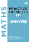 Image for Maths practice exercises 13+: Answer book